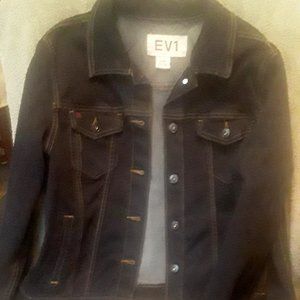 Ellen "LOVE" blue jean jacket